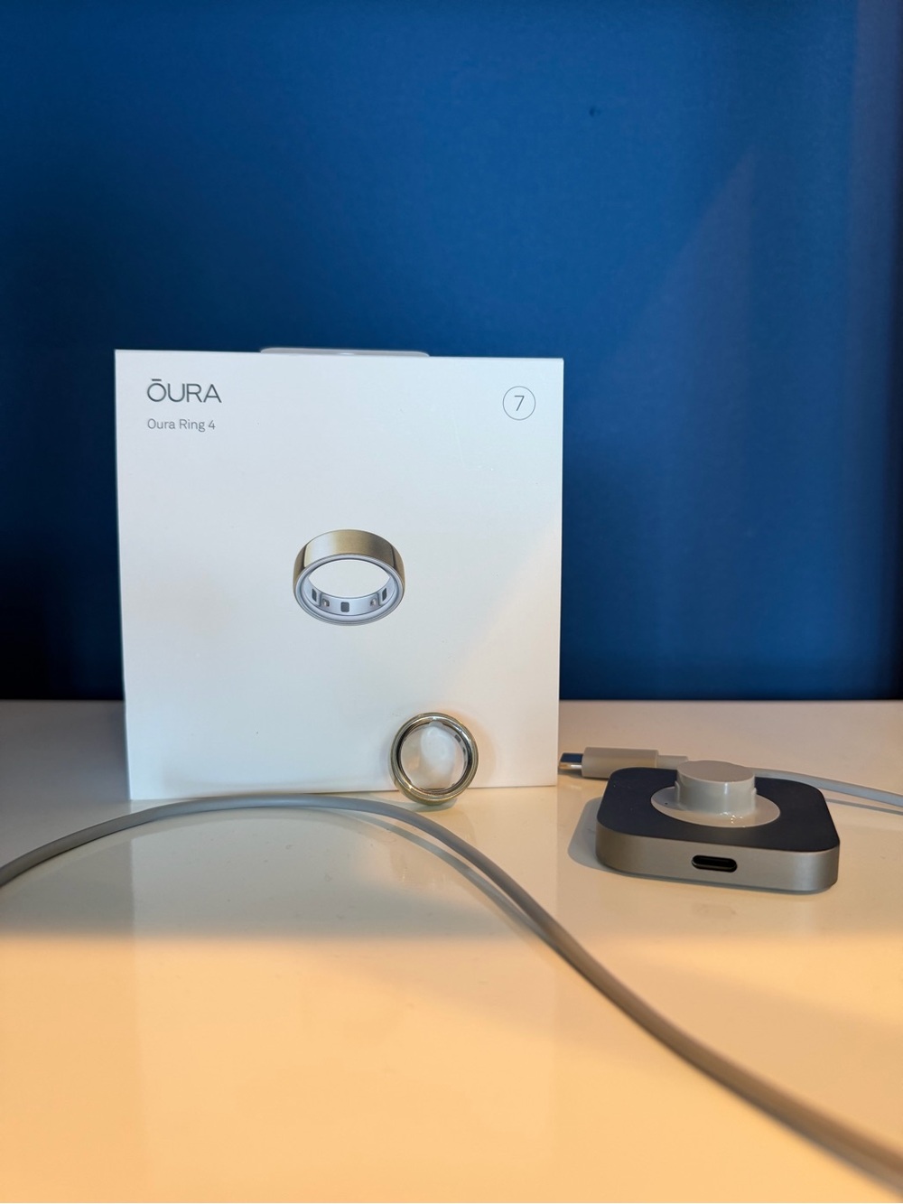 Oura Ring Generation 4 Smart Ring in Gold (Size 7)